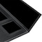 Dacasso Black Leather 34" x 20" Desk Mat with Folding Side Rails PR-1041 - alternate 10